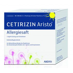 CETIRIZIN Aristo Allergiesaft 1 mg/ml Lsg.z.Einn.
